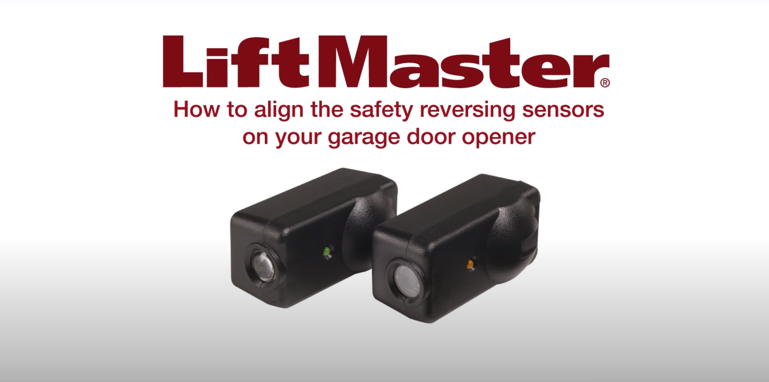 How to align the safety reversing sensors on your garage door opener Consolidated Garage Doors