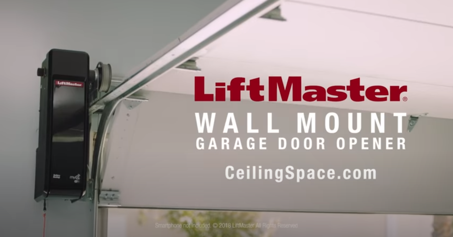 Simple Spring Mount Garage Door Opener with Electrical Design